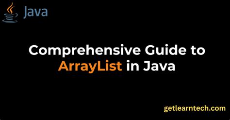 how to get values from arraylist in java|Guide to the Java ArrayList .